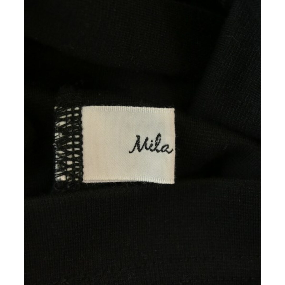 Mila Owen(ミラオーウェン)のMila Owen ミラオーウェン カジュアルシャツ 0(S位) 黒 【古着】【中古】 レディースのトップス(シャツ/ブラウス(長袖/七分))の商品写真