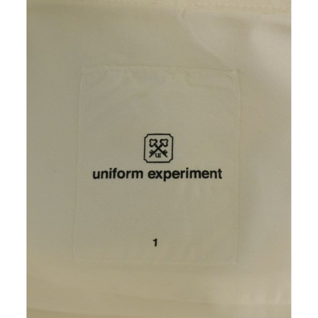 uniform experiment(ユニフォームエクスペリメント)のuniform experiment カジュアルシャツ 1(S位) 白 【古着】【中古】 メンズのトップス(シャツ)の商品写真