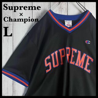 Supreme - 【人気コラボ】シュプリーム×チャンピオン☆センターロゴ ゲームシャツ Tシャツ