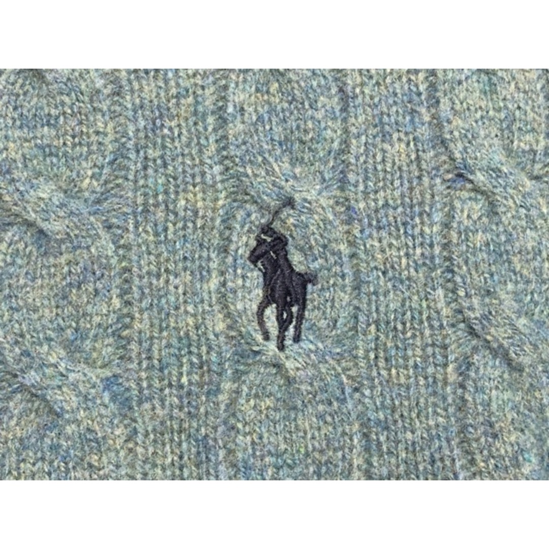 POLO RALPH LAUREN(ポロラルフローレン)のPOLO RALPH LAUREN（ポロ・ラルフローレン）カシミヤ混　ケーブルニット　 セーター　レディース【E3152-007】 レディースのトップス(ニット/セーター)の商品写真