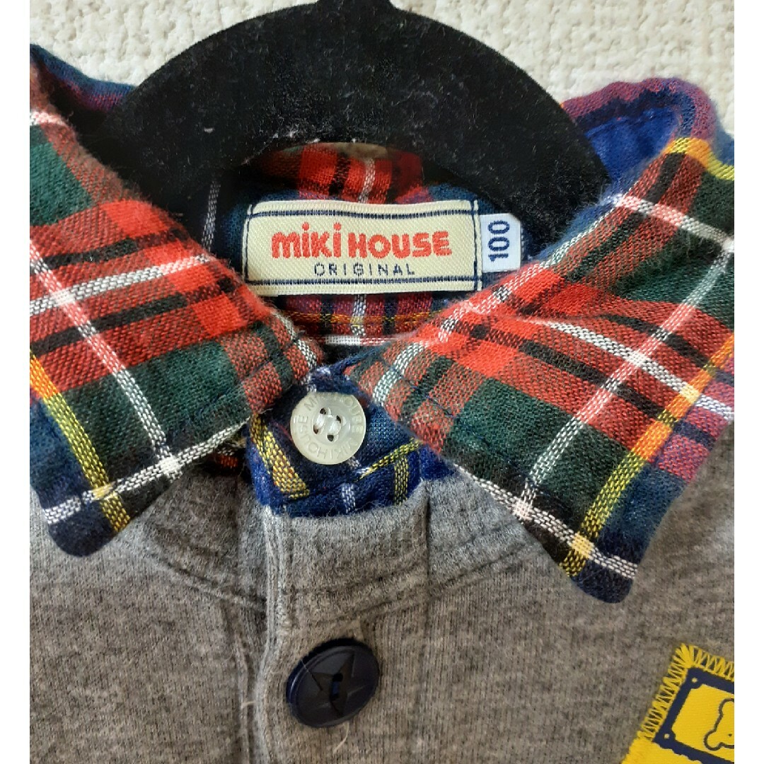 mikihouse(ミキハウス)のミキハウス　トレーナー　90～100cm キッズ/ベビー/マタニティのキッズ服男の子用(90cm~)(Tシャツ/カットソー)の商品写真