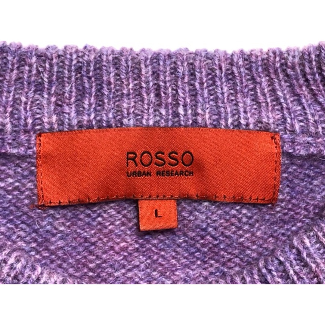 ROSSO(ロッソ)のROSSO（ロッソ）アーバンリサーチ　RA17-12M100　シェットランド　クルーネック　ニット　セーター【E3153-007】 メンズのトップス(ニット/セーター)の商品写真