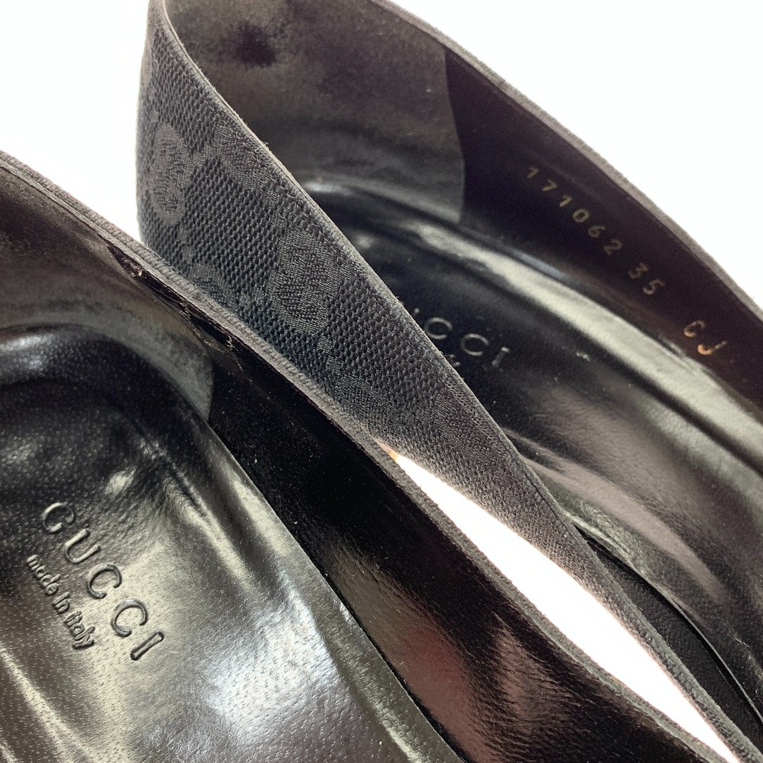 Gucci(グッチ)の$$ GUCCI グッチ レディース パンプス GG SIZE 22cm 171062 35CJ ブラック レディースの靴/シューズ(ハイヒール/パンプス)の商品写真