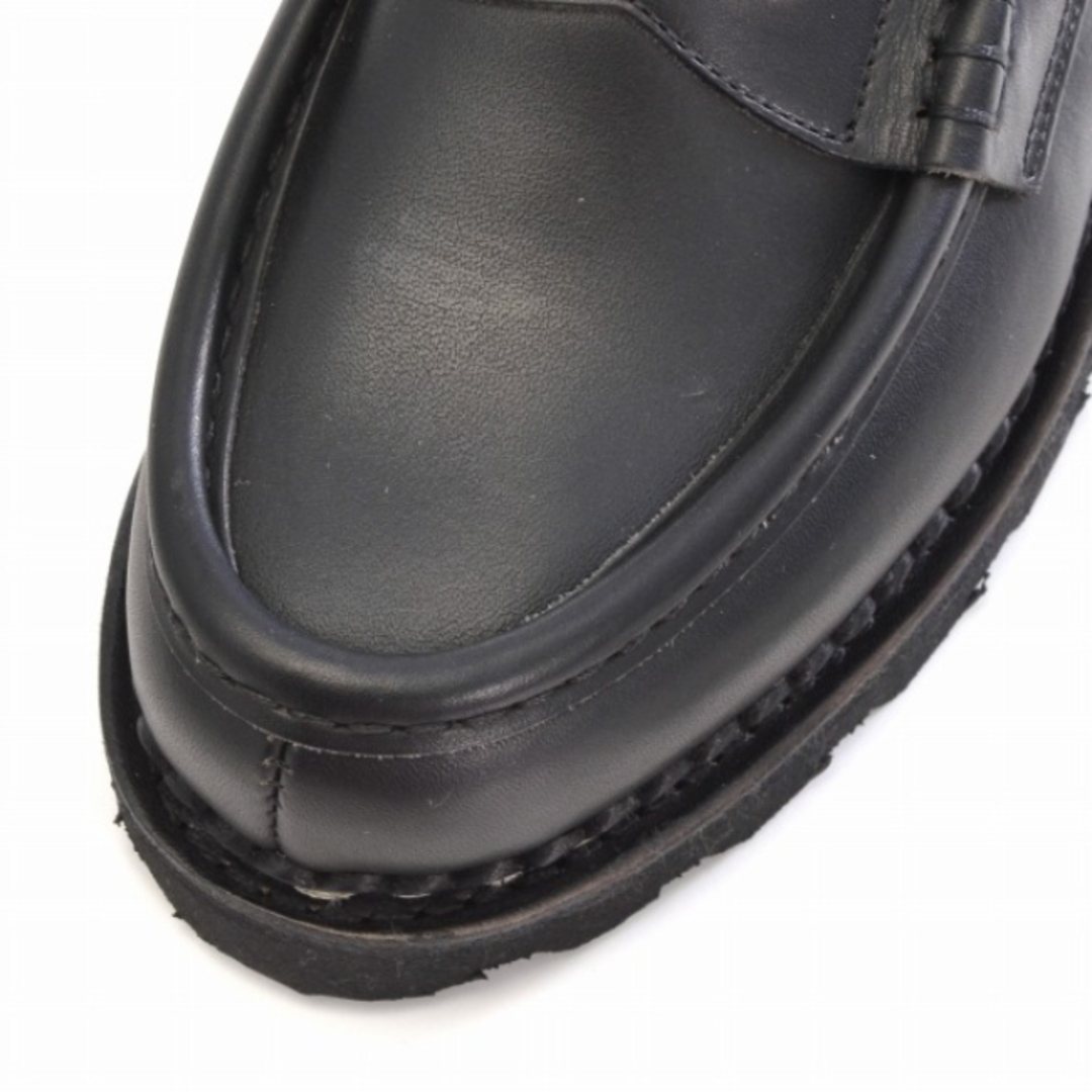 Paraboot(パラブーツ)のパラブーツ/PARABOOT ローファー メンズ BLACK 黒 ランス コインローファー NOIR REIMS-0994-12NO メンズの靴/シューズ(ドレス/ビジネス)の商品写真