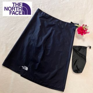 ザノースフェイス(THE NORTH FACE)のTHE NORTH FACE ナイロン ラップ スカート 〔ブラック〕(ひざ丈スカート)