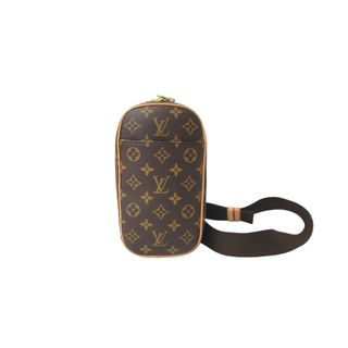 ルイヴィトン(LOUIS VUITTON)の極美品 LOUIS VUITTON ルイヴィトン ショルダーバッグ ボディバッグ ポシェットガンジュ M51870 中古 63698(ハンドバッグ)