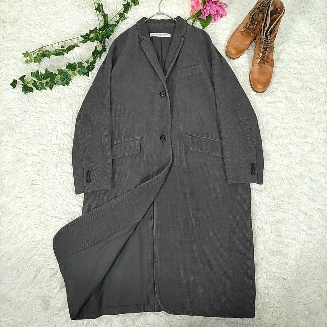ジャーナルスタンダードラックス◎ロングコート(F)コーデュロイ ジャーナルスタンダードラックス◎ロングコート(F)コーデュロイ