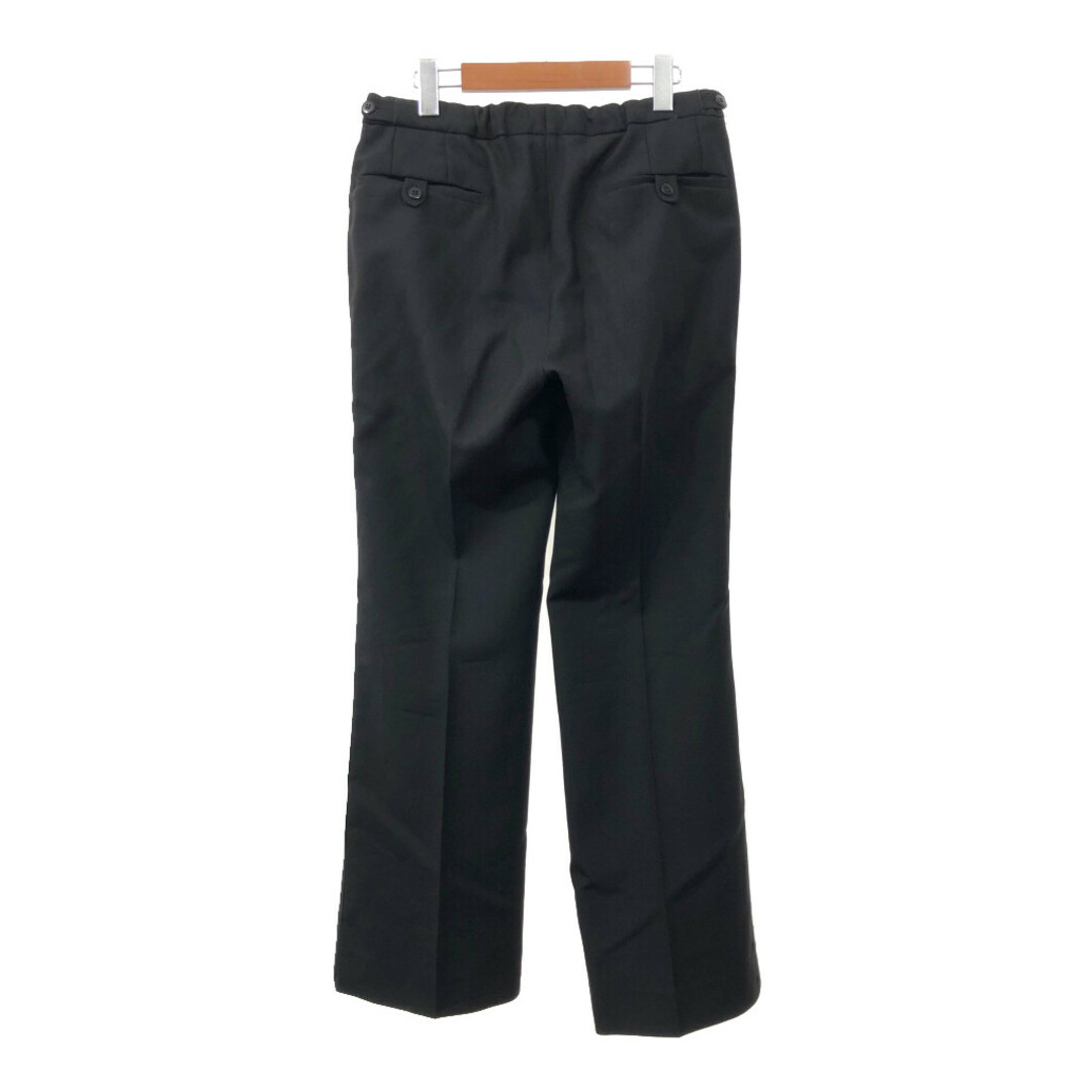 60年代 サイドライン スラックスパンツ ヴィンテージ ブラック (メンズ W29相当) 中古 古着 Q6933 メンズのパンツ(その他)の商品写真