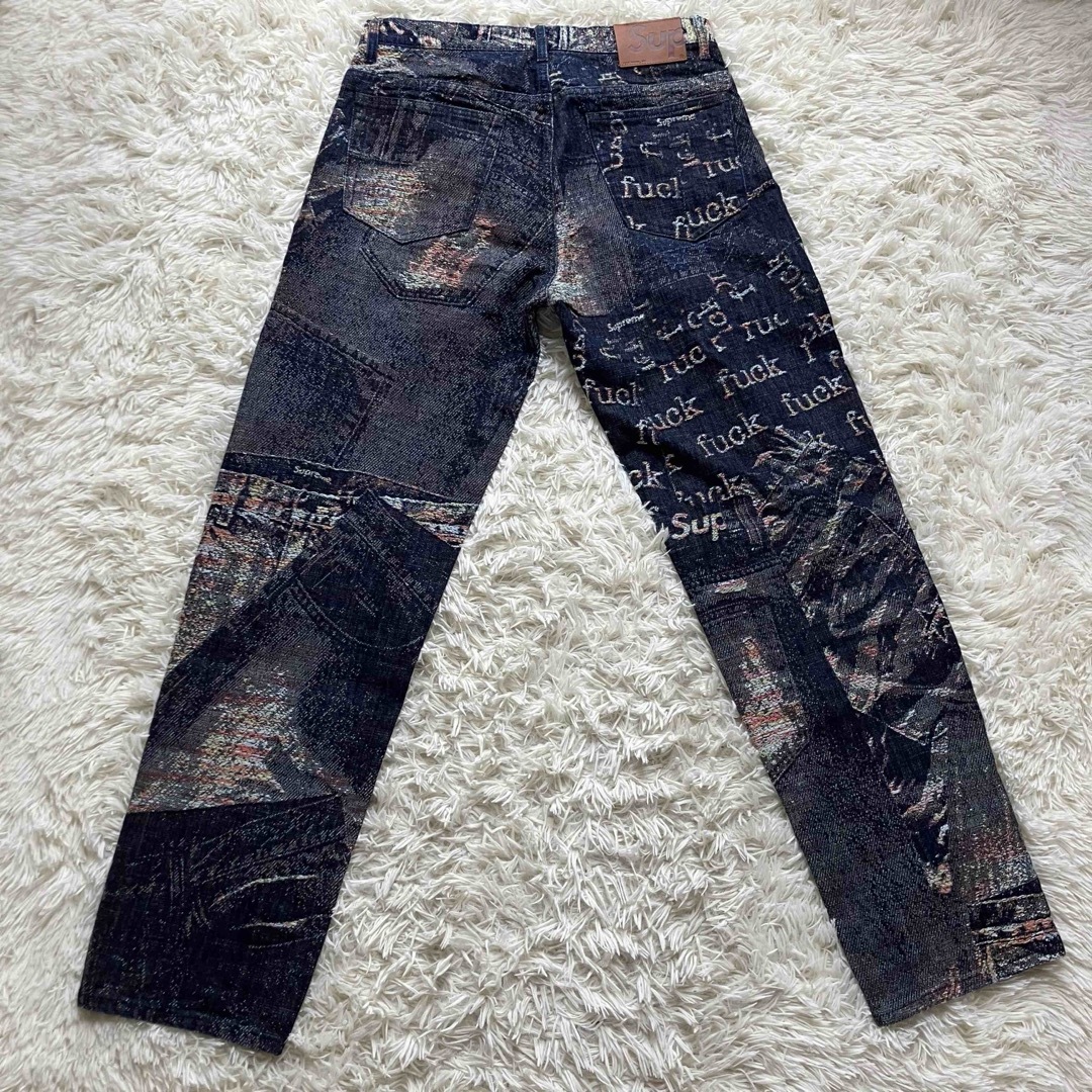Supreme(シュプリーム)のArchive Denim Jacquard Regular  pants メンズのパンツ(デニム/ジーンズ)の商品写真