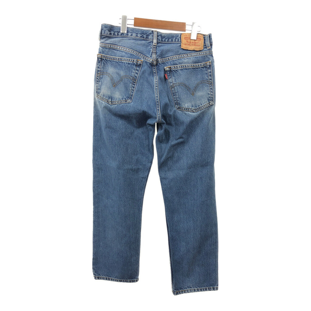 Levi's(リーバイス)の00年代 Levi's リーバイス 505 デニムパンツ アメカジ ブルー (メンズ W33 L30) 中古 古着 Q6938 メンズのパンツ(デニム/ジーンズ)の商品写真