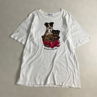 半袖Tシャツ　コーギー　ヨークシャーテリア　バセットハウンド　ホワイト(Tシャツ(半袖/袖なし))