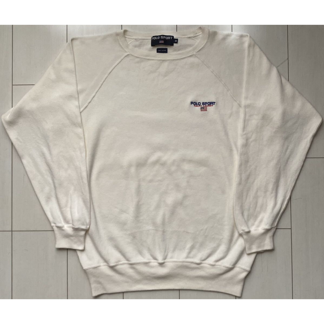 POLO RALPH LAUREN(ポロラルフローレン)の美品 90s POLO SPORT ポロスポーツ　ラルフローレン KNIT XL メンズのトップス(ニット/セーター)の商品写真