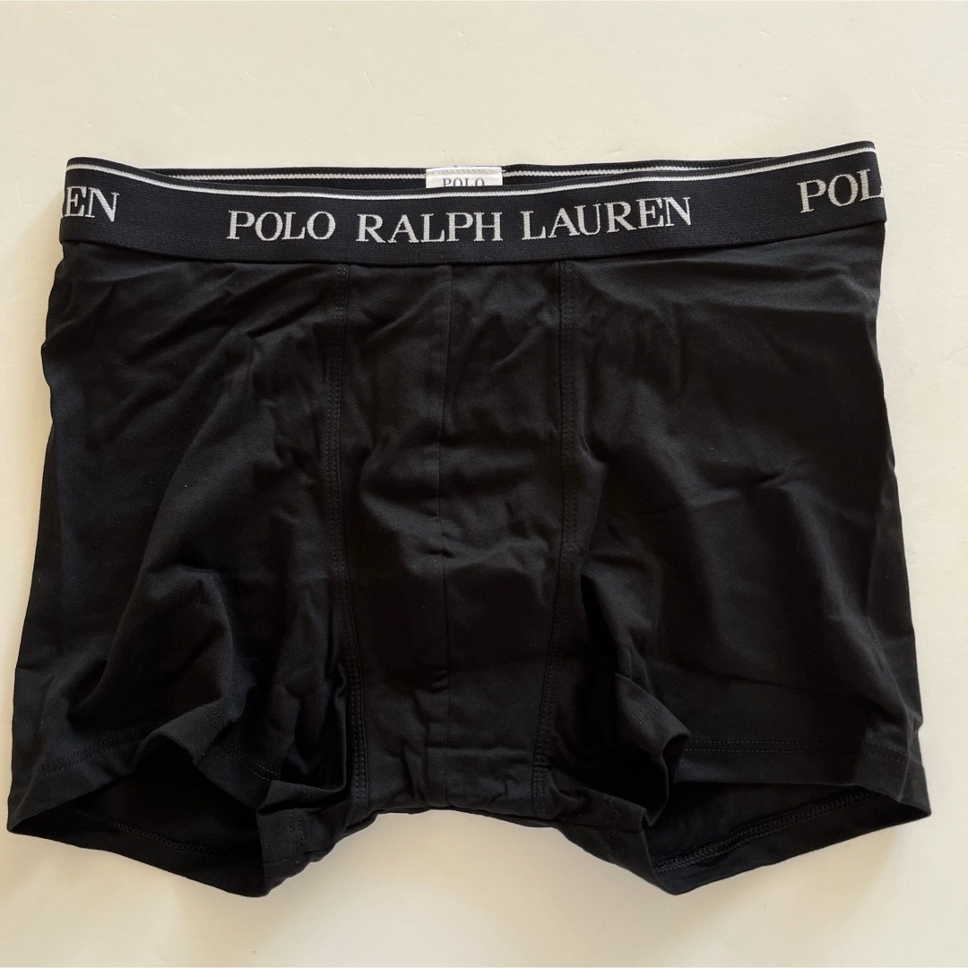 POLO RALPH LAUREN(ポロラルフローレン)のポロラルフローレン  メンズボクサー　ML(M) ブラック　黒ボクサー　男性下着 メンズのアンダーウェア(ボクサーパンツ)の商品写真