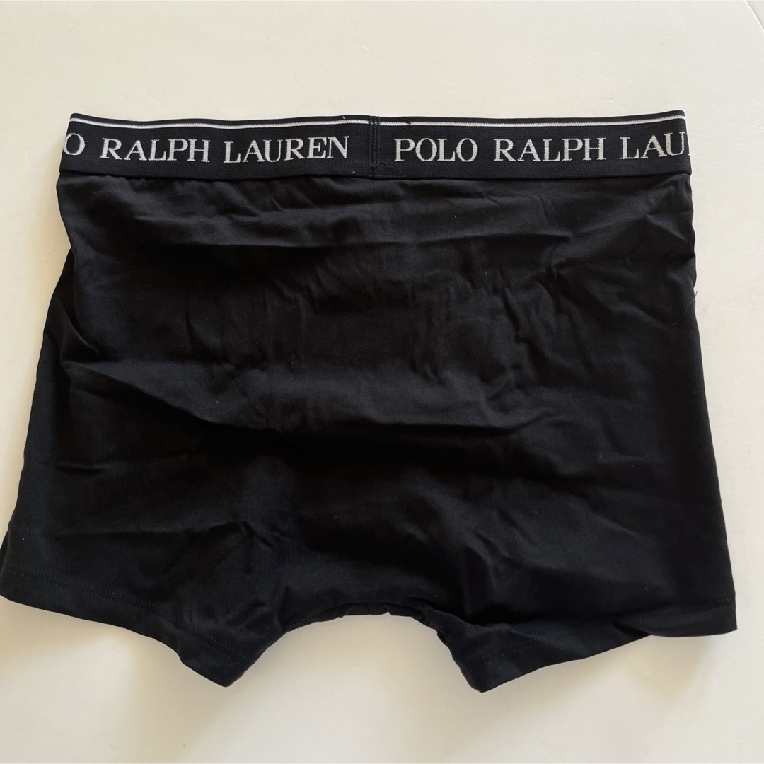 POLO RALPH LAUREN(ポロラルフローレン)のポロラルフローレン  メンズボクサー　ML(M) ブラック　黒ボクサー　男性下着 メンズのアンダーウェア(ボクサーパンツ)の商品写真