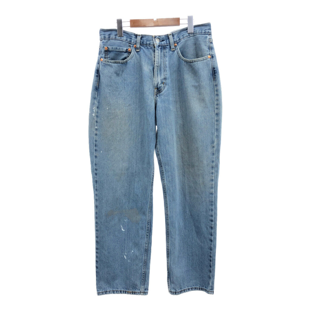 Levi's(リーバイス)のLevi's リーバイス 550 デニムパンツ アメカジ ライトブルー (メンズ W34 L30) 中古 古着 Q6942 メンズのパンツ(デニム/ジーンズ)の商品写真