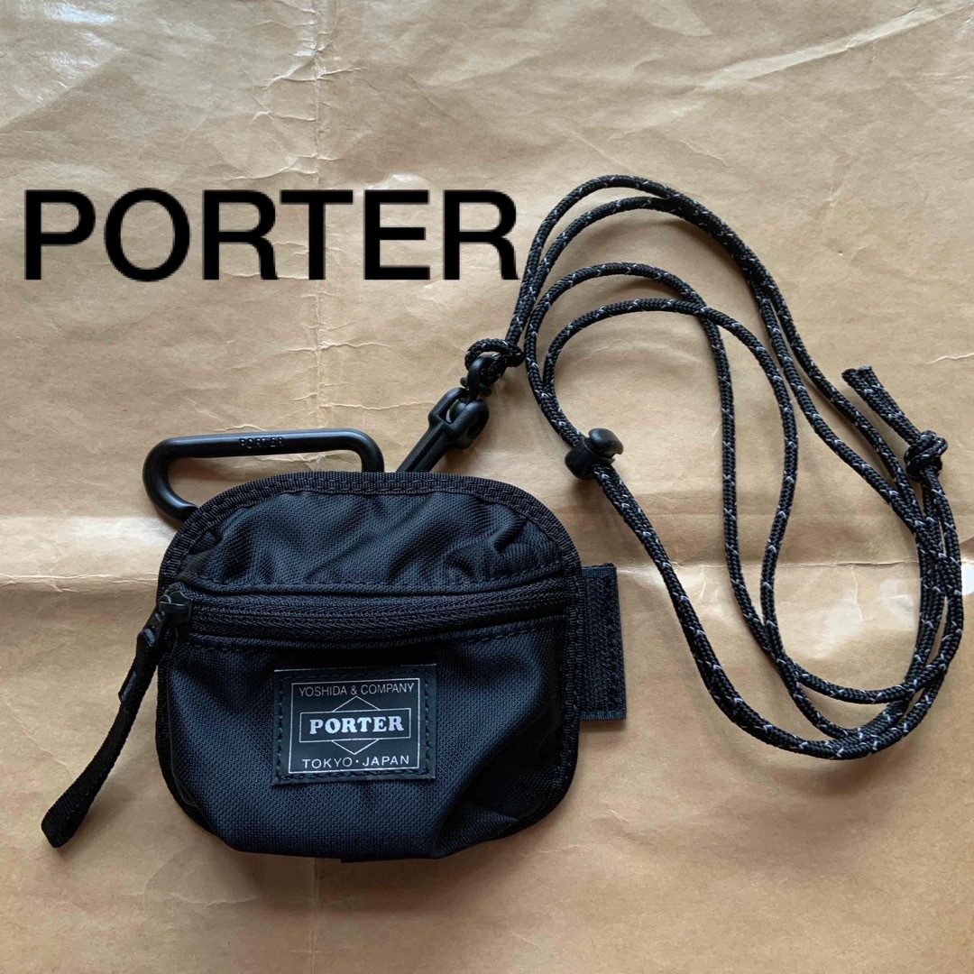 PORTER(ポーター)のPORTER ポーター　ネックウォレット　コイン&カードケース メンズのファッション小物(コインケース/小銭入れ)の商品写真