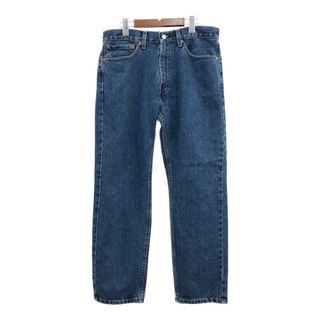 リーバイス(Levi's)のLevi's リーバイス 505 デニムパンツ アメカジ ブルー (メンズ W34 L29) 中古 古着 Q6943(デニム/ジーンズ)