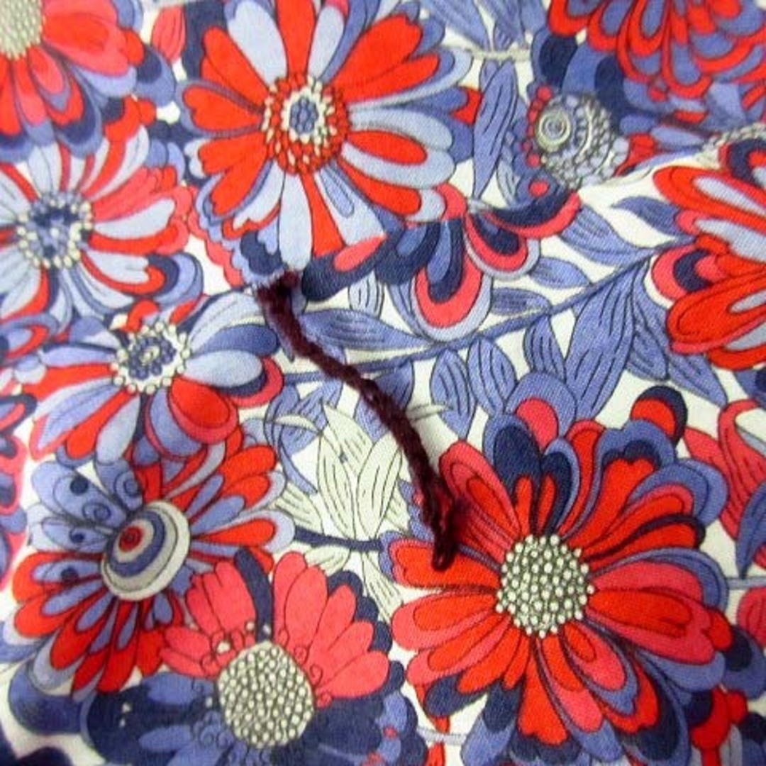ヴィヴァプレスト リバティ ウィローローズ ワンピース ベルト 半袖 40 レディースのワンピース(ひざ丈ワンピース)の商品写真