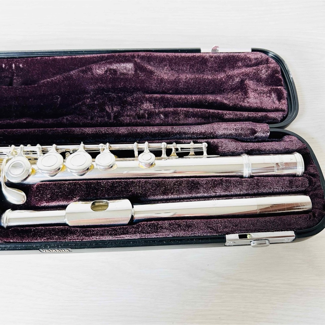 ヤマハ(ヤマハ)の美品　ヤマハフルート　YFL-211SⅡ Eメカ　廃盤モデル　入門用　タンポ良好 楽器の管楽器(フルート)の商品写真