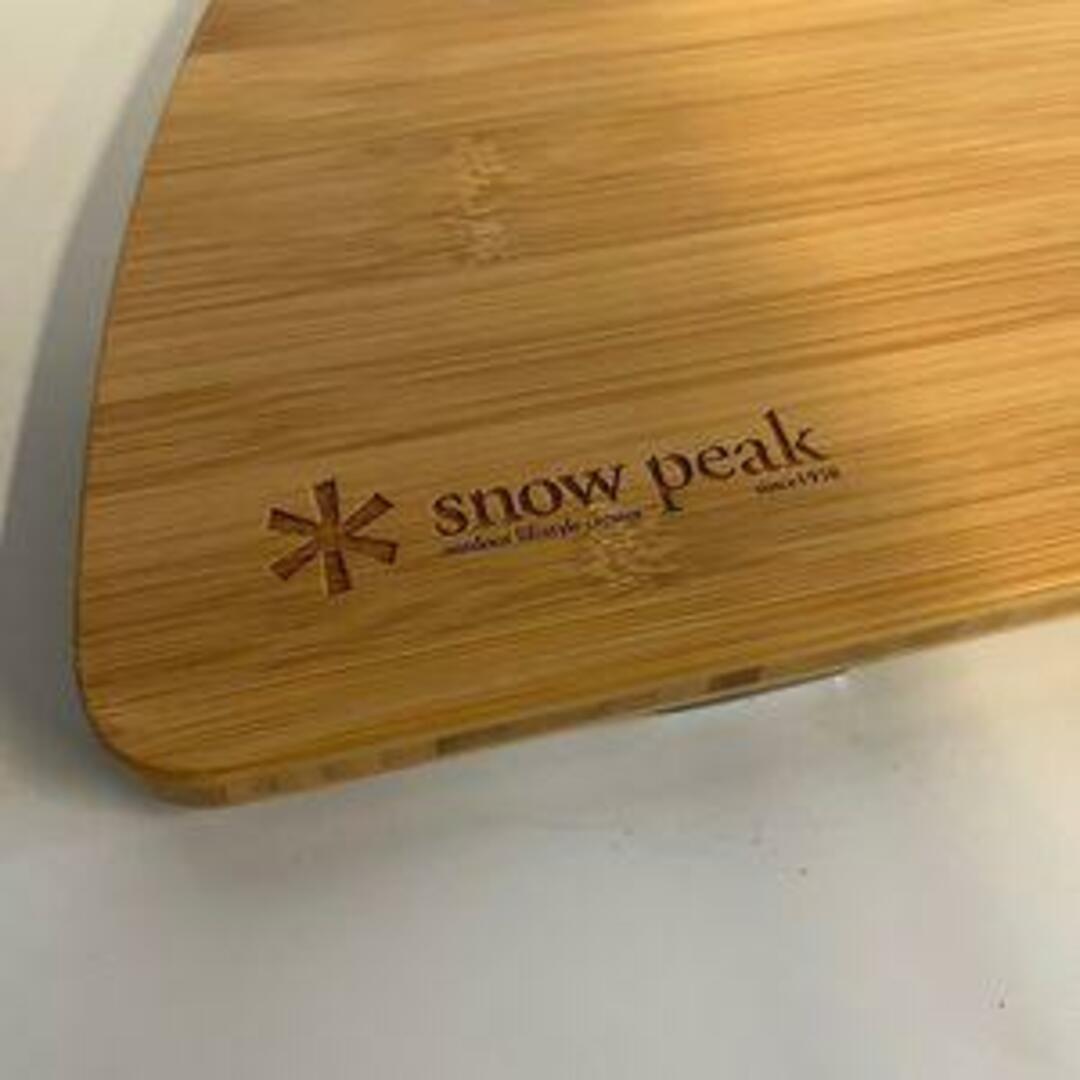 Snow Peak(スノーピーク)のsnow peak(スノーピーク) マルチファンクションテーブルコーナーR竹　※ジョイントパーツ欠品 スポーツ/アウトドアのアウトドア(その他)の商品写真