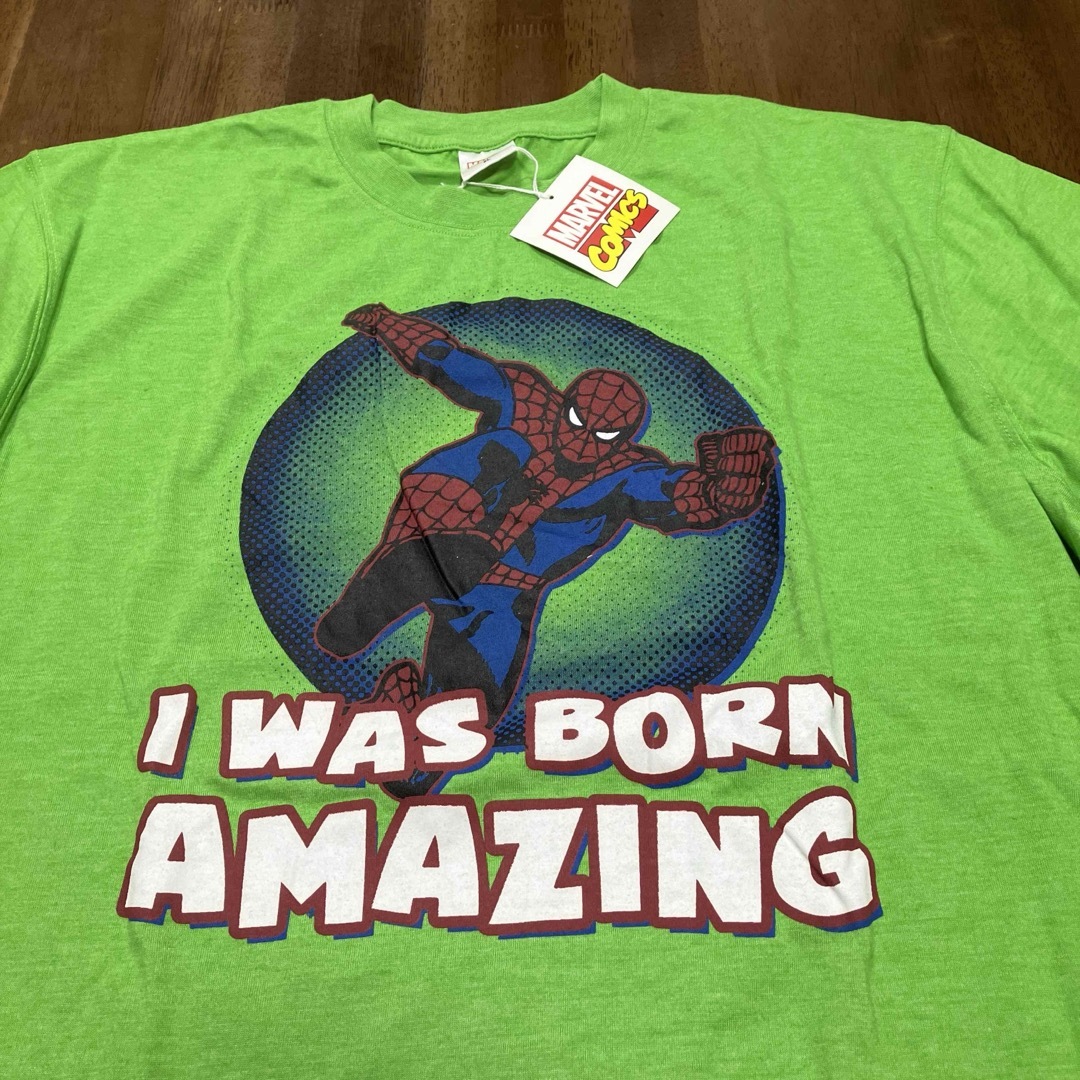 MARVEL(マーベル)のMARVEL スパイダーマン　グリーン　Tシャツ　2L メンズのトップス(Tシャツ/カットソー(半袖/袖なし))の商品写真