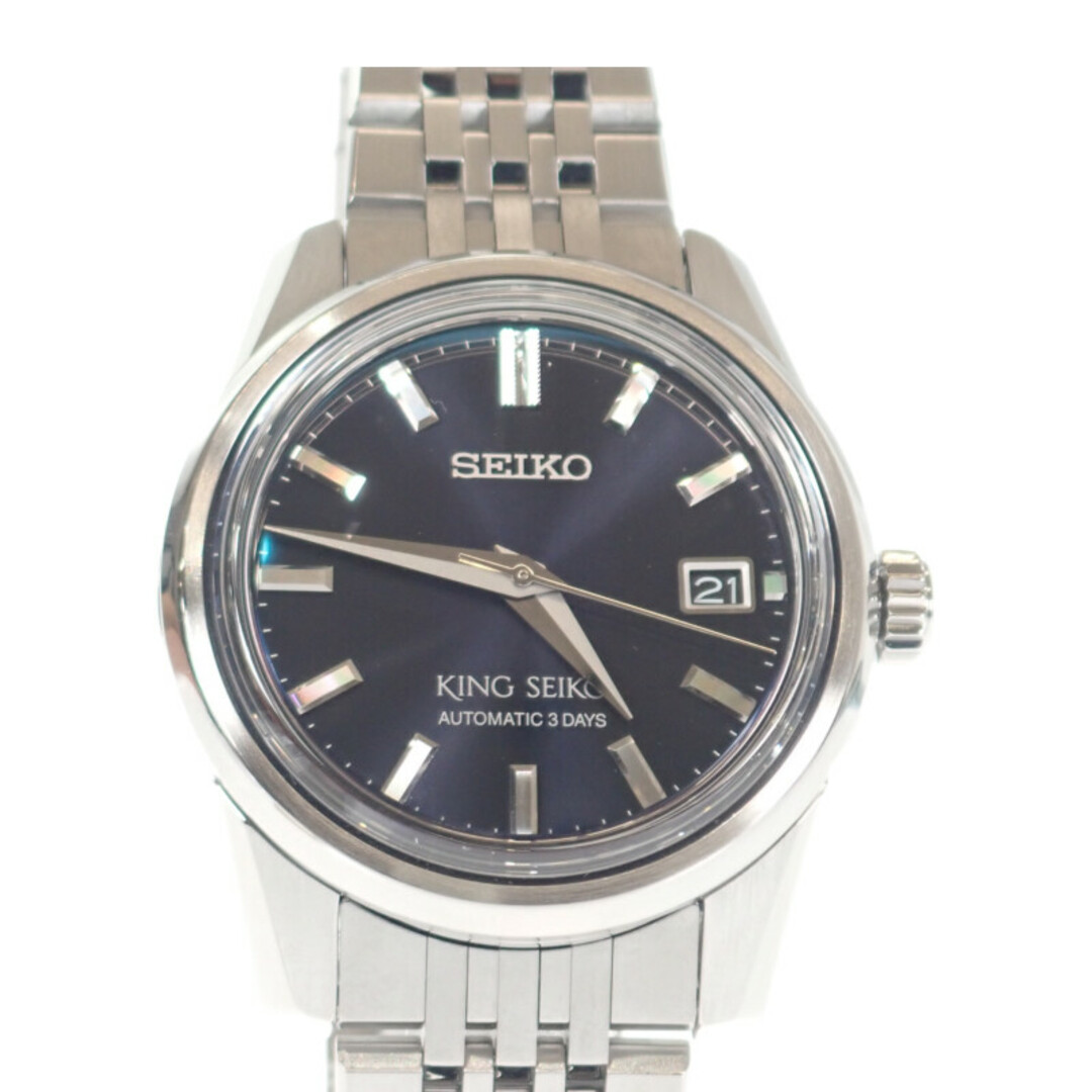 SEIKO(セイコー)の【中古】【Aランク】SEIKO セイコー キングセイコー サロン専用モデル メンズ 腕時計 SDKS017 6R55-00A0 ステンレス 青 ネイビー文字盤【ISEYA】 メンズの時計(腕時計(アナログ))の商品写真