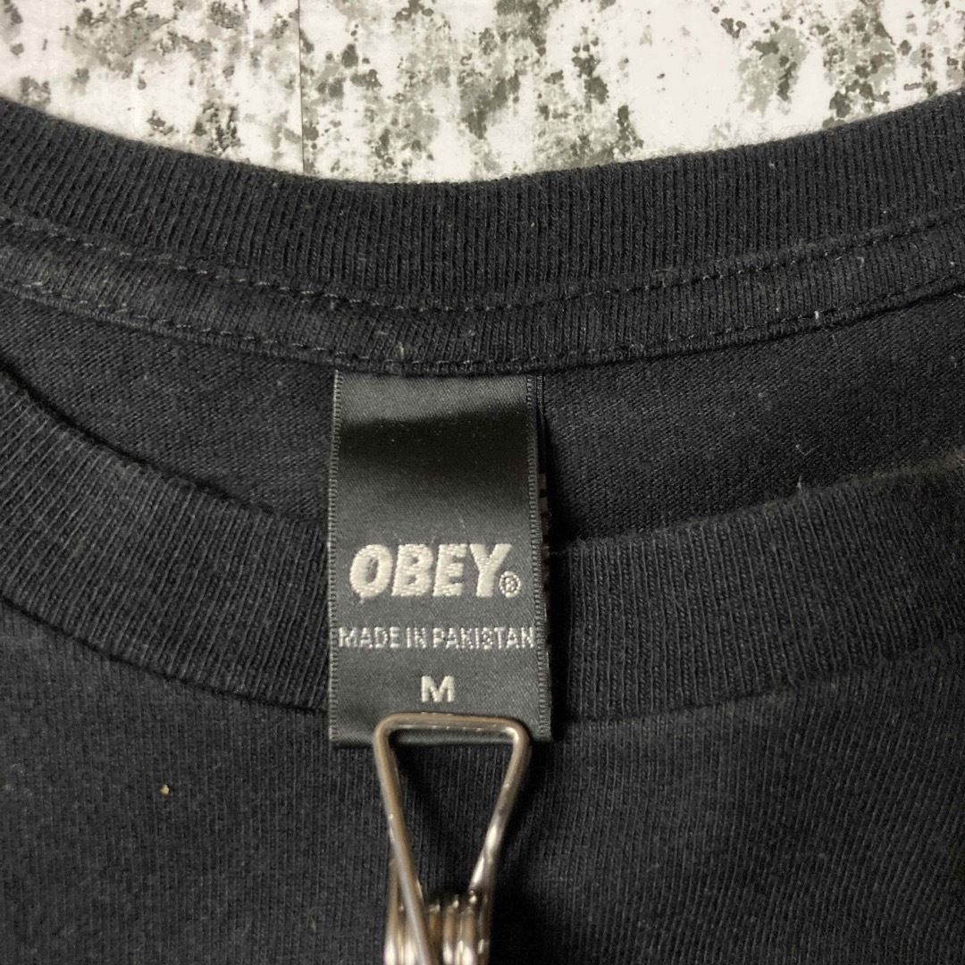 OBEY(オベイ)の【グッドレギュラー】オベイ　バックプリントTシャツ ストリート　ブラック メンズのトップス(Tシャツ/カットソー(半袖/袖なし))の商品写真