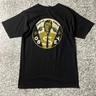 OBEY - 【グッドレギュラー】オベイ　バックプリントTシャツ ストリート　ブラック