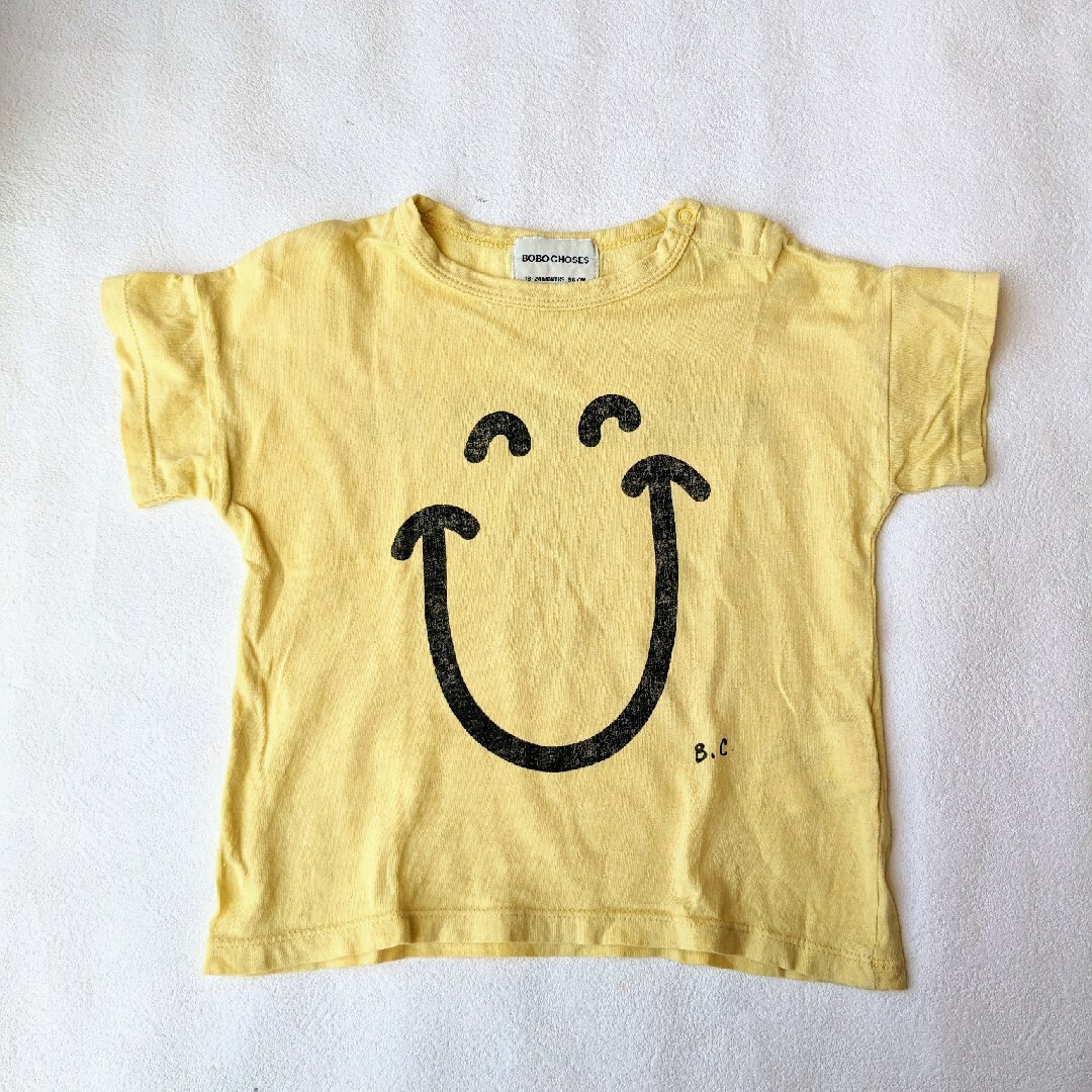 BOBO CHOSES(ボボショーズ)のBOBO CHOSES スマイル Tシャツ 18/24m キッズ/ベビー/マタニティのキッズ服男の子用(90cm~)(Tシャツ/カットソー)の商品写真