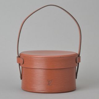 ルイヴィトン(LOUIS VUITTON)の美品◇ルイヴィトン 茶箱 スペシャルオーダー ハンドバッグ エピ レザー 茶(ハンドバッグ)