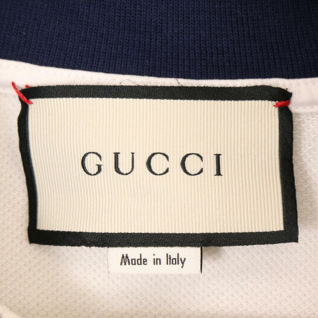 Gucci(グッチ)のグッチ 500971 X9M37 18AW Bee ﾎﾟﾛｼｬﾂ XS メンズのトップス(その他)の商品写真
