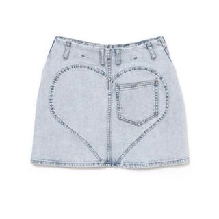 andmary Heart hip denim skirt アンドマリー(ミニスカート)