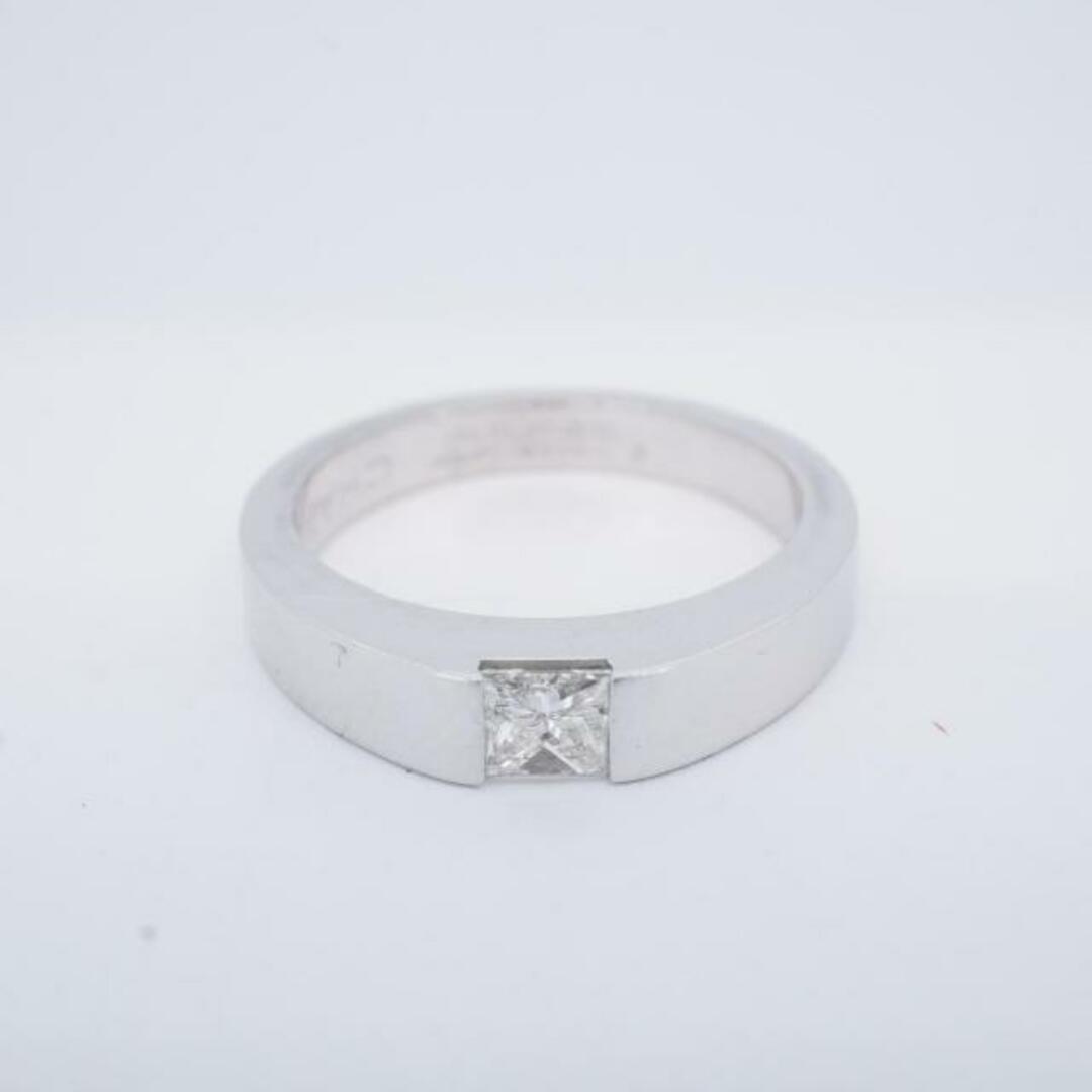 Cartier(カルティエ)の【4jib013】カルティエ リング/タンク/ダイヤモンド/K18WG ホワイトゴールド/0.25ct 【中古】 レディース レディースのアクセサリー(リング(指輪))の商品写真