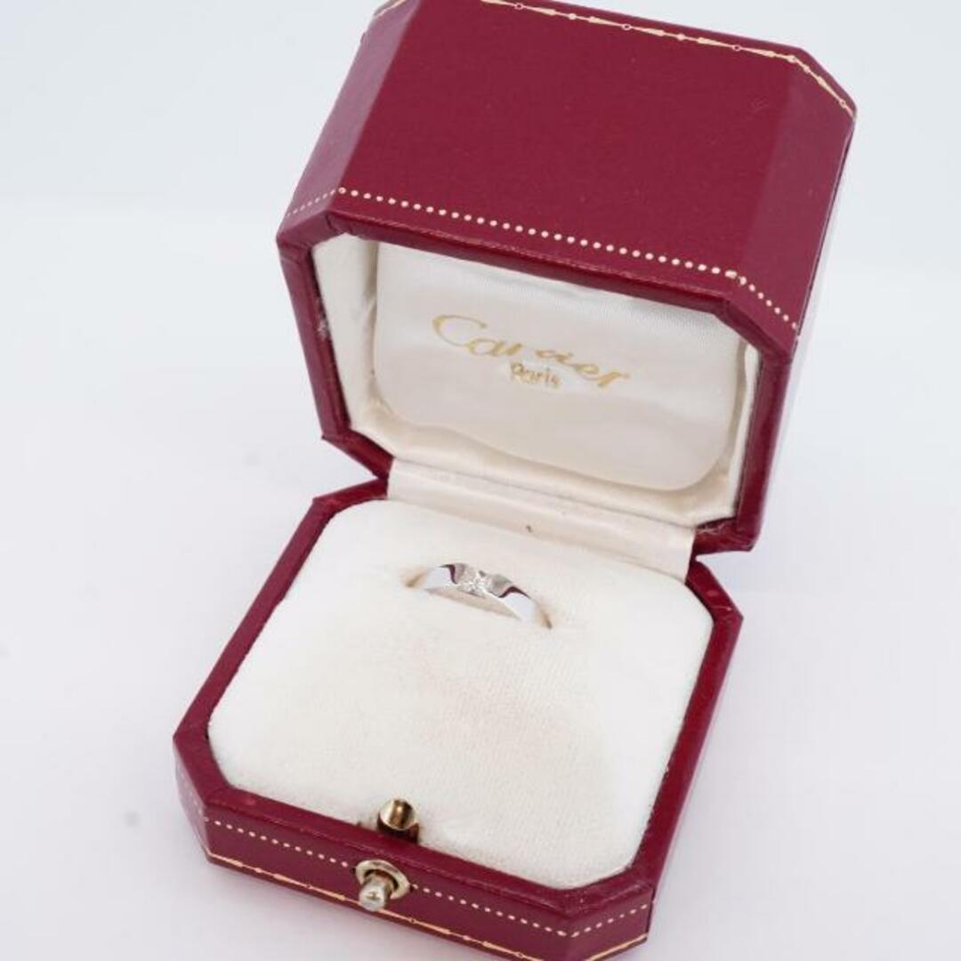 Cartier(カルティエ)の【4jib013】カルティエ リング/タンク/ダイヤモンド/K18WG ホワイトゴールド/0.25ct 【中古】 レディース レディースのアクセサリー(リング(指輪))の商品写真