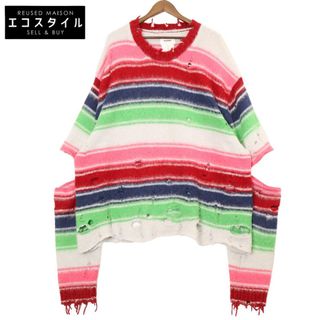 ダブレット 23AW ﾏﾙﾁｶﾗｰ STRIPE OVERSIZE PULLOVER MULTI23AW54KN133 M(その他)