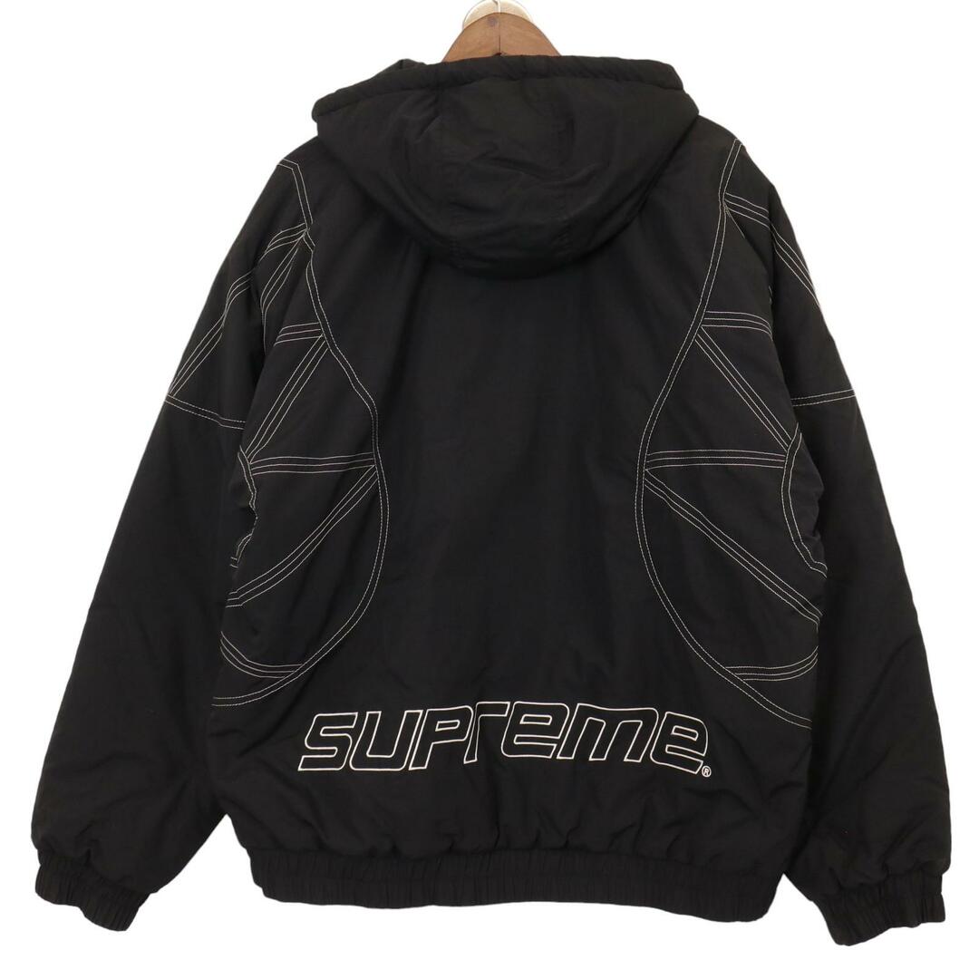 Supreme(シュプリーム)のシュプリーム ブラック 18AW Zig Zag Stitch Puffy Jacket Black XL メンズのジャケット/アウター(その他)の商品写真