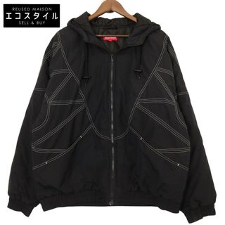 シュプリーム(Supreme)のシュプリーム ブラック 18AW Zig Zag Stitch Puffy Jacket Black XL(その他)