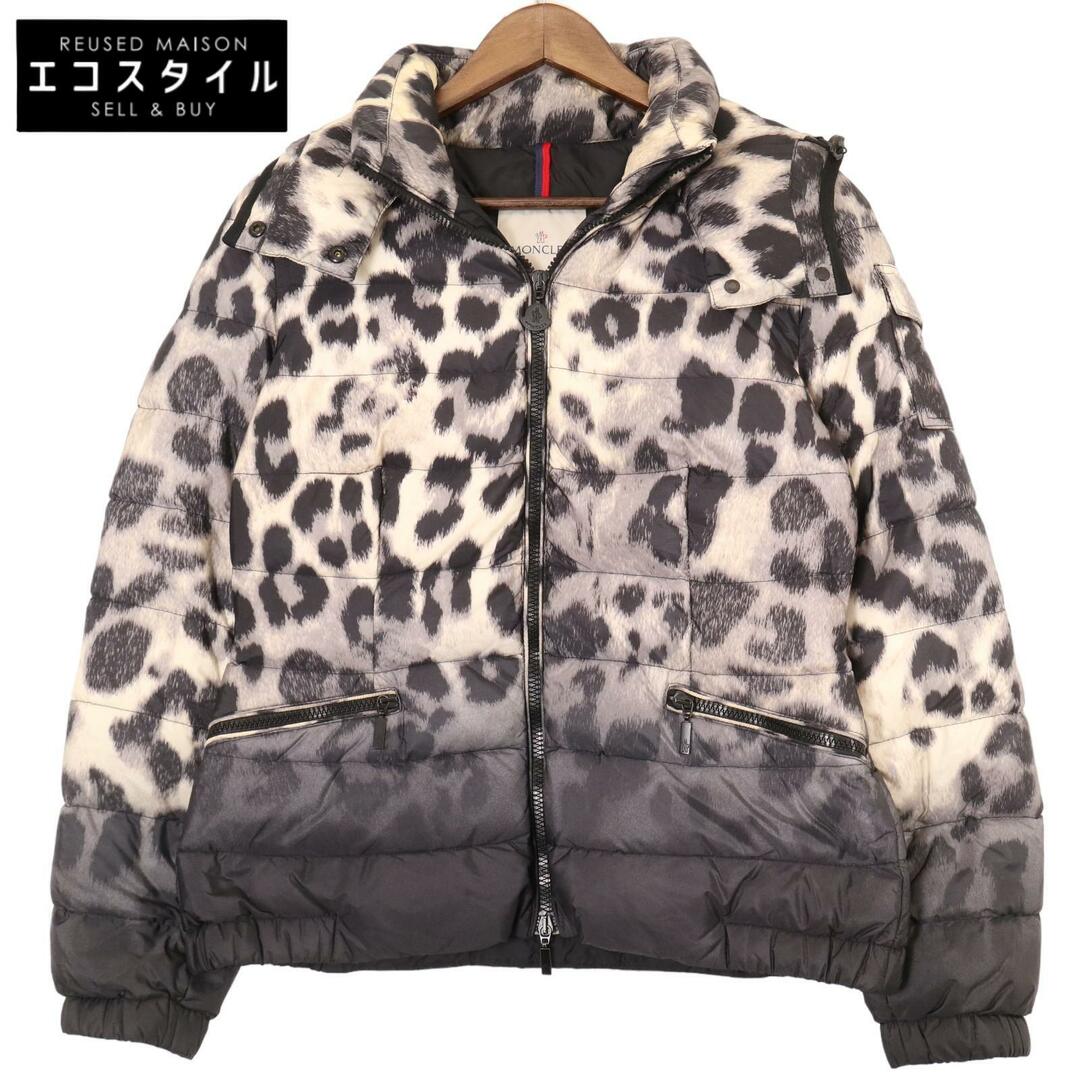 MONCLER(モンクレール)のモンクレール 420934633105 SABY 14AW レオパード ダウンジャケット 2 レディースのジャケット/アウター(その他)の商品写真