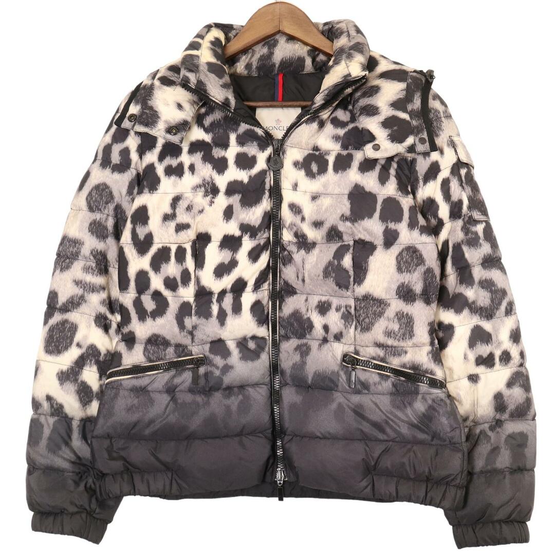 MONCLER(モンクレール)のモンクレール 420934633105 SABY 14AW レオパード ダウンジャケット 2 レディースのジャケット/アウター(その他)の商品写真