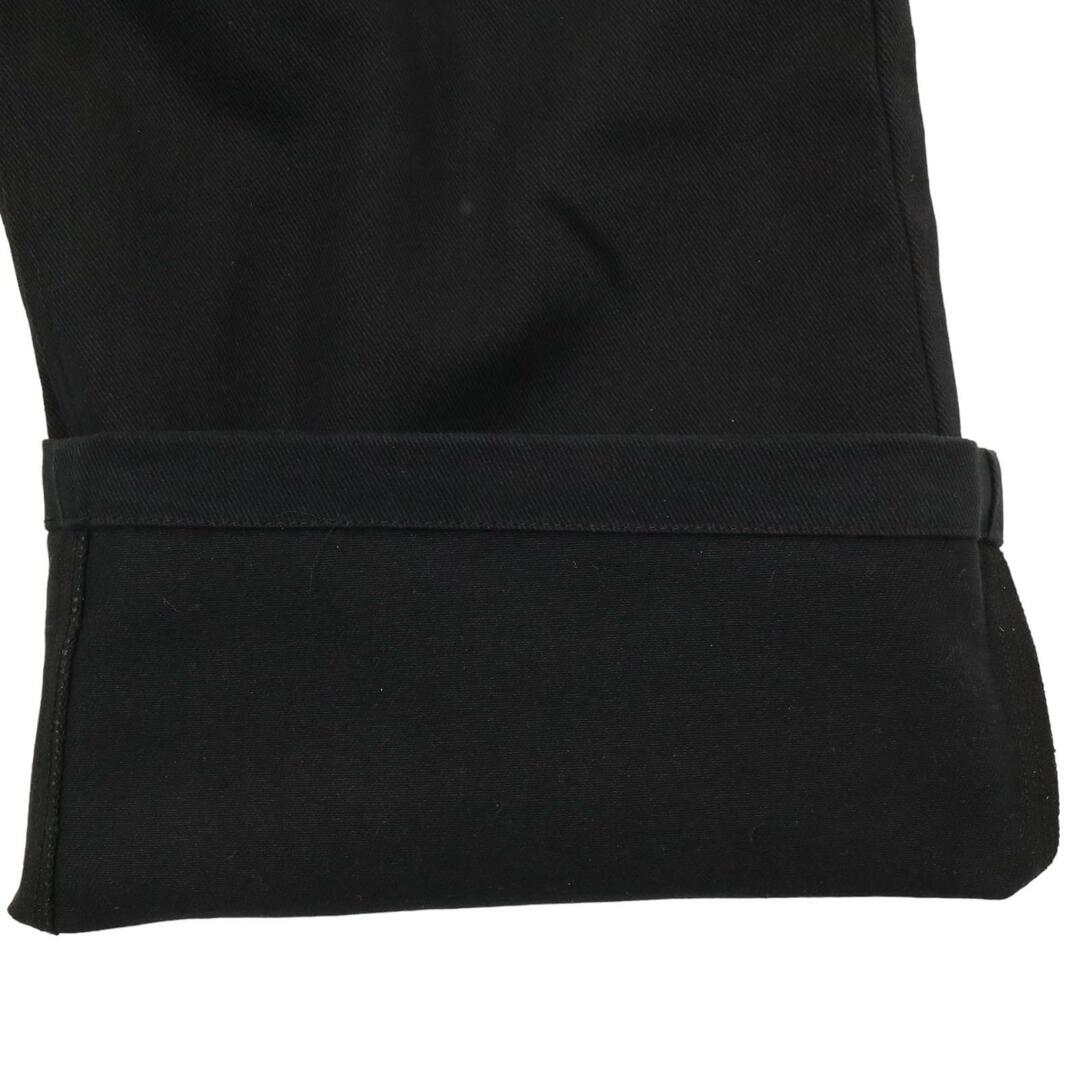 FRED PERRY(フレッドペリー)のフレッドペリー ×ラフシモンズ ST3117 ブラック パッチドデニムトラウザーズ パンツ 30 メンズのパンツ(その他)の商品写真