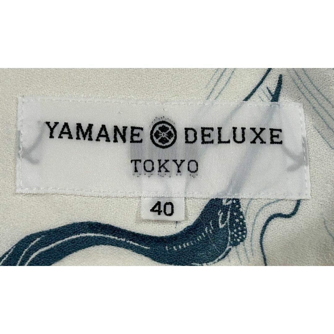 EVISU(エビス)の＊ヤマネ DELUXE TOKYO レーヨン混 波 鶴 アロハシャツ 40 メンズのトップス(シャツ)の商品写真