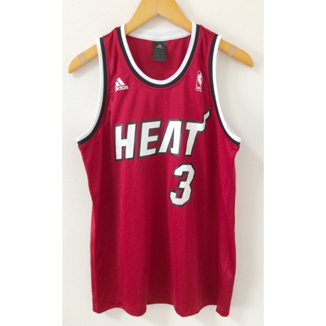 adidas(アディダス)のadidas（アディダス）NBA　HEAT　マイアミ　WADE＃3　ゲームシャツ【E3165-007】 メンズのトップス(タンクトップ)の商品写真