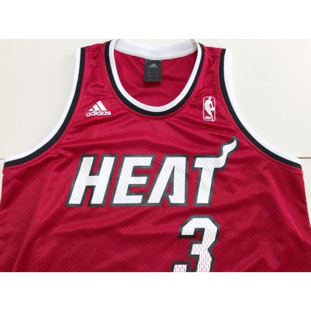 adidas(アディダス)のadidas（アディダス）NBA　HEAT　マイアミ　WADE＃3　ゲームシャツ【E3165-007】 メンズのトップス(タンクトップ)の商品写真