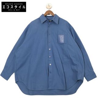 ラフシモンズ(RAF SIMONS)のラフシモンズ 222‐M243 22AW ﾌﾞﾙｰ Oversized denim shirts XS(その他)