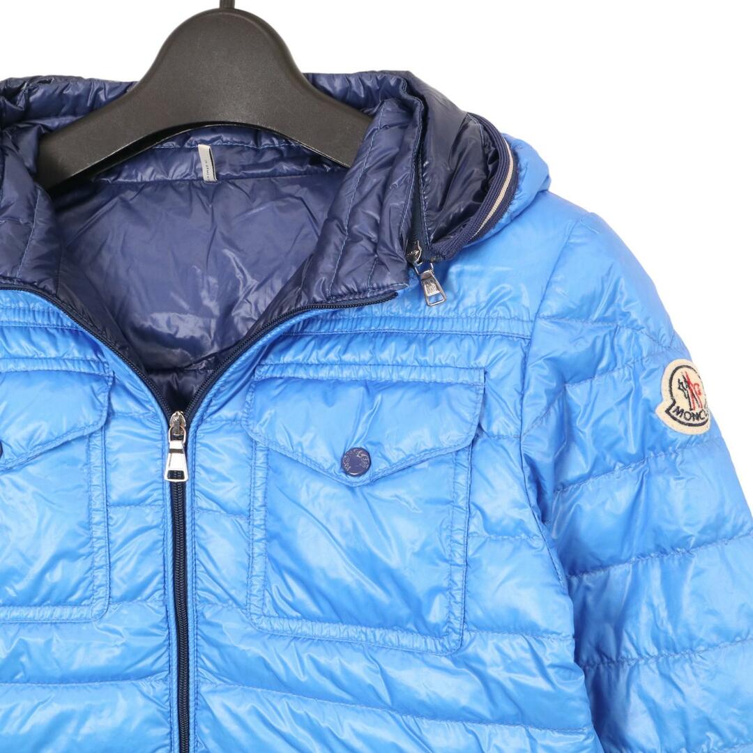 MONCLER(モンクレール)のモンクレール 並行 ﾌﾞﾙｰ 14年 CLOVIS ﾀﾞｳﾝｼﾞｬｹｯﾄ 10 レディースのジャケット/アウター(スプリングコート)の商品写真