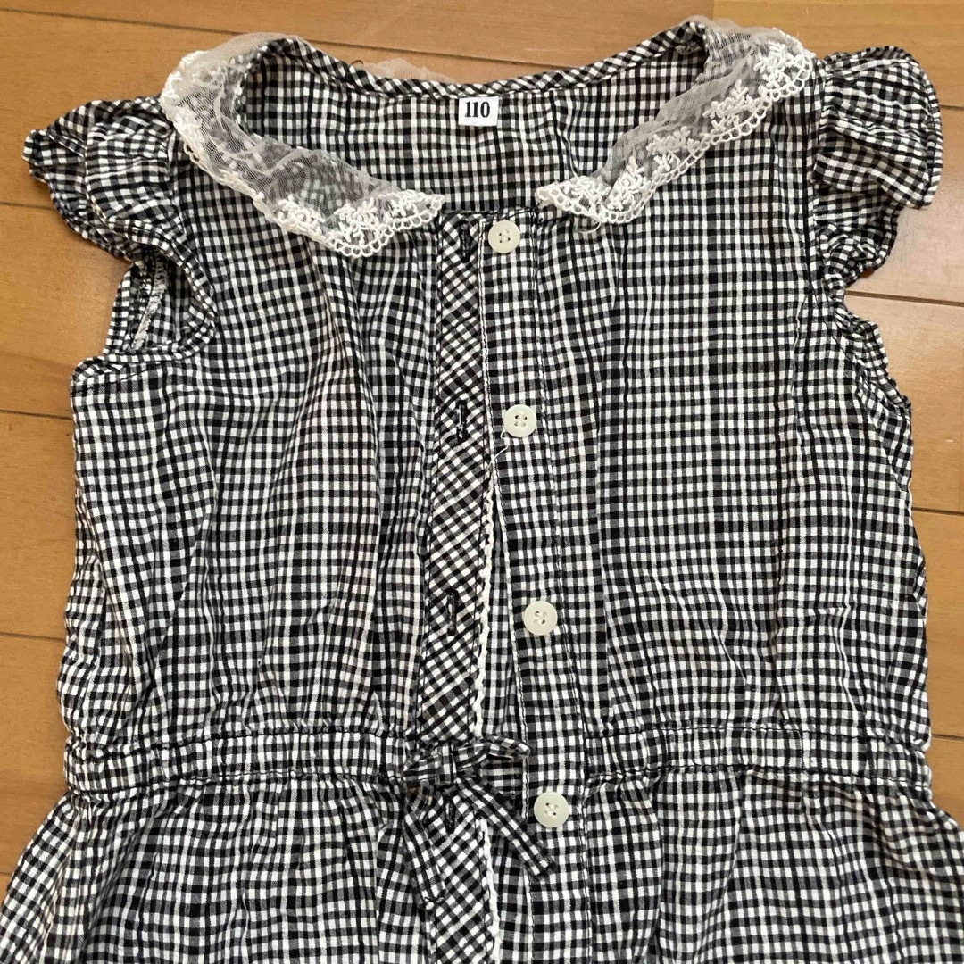 110㎝　ワンピース キッズ/ベビー/マタニティのキッズ服女の子用(90cm~)(ワンピース)の商品写真