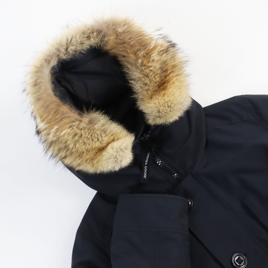 CANADA GOOSE(カナダグース)の美品●CANADA GOOSE カナダグース 3438JM JASPER ジャスパー ファー付き フーデッドダウンジャケット ネイビー XS(S相当) カナダ製 正規品 メンズ メンズのジャケット/アウター(ダウンジャケット)の商品写真