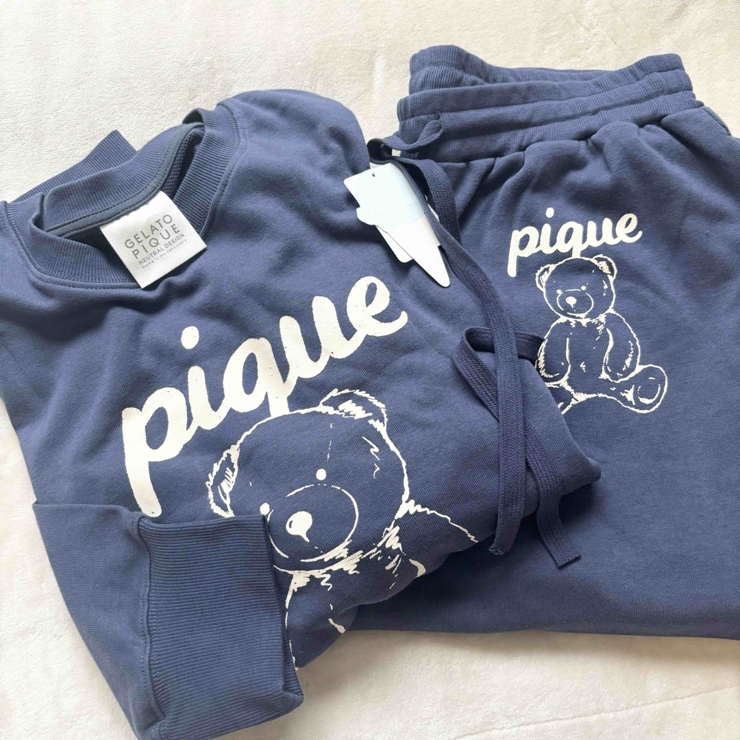 gelato pique(ジェラートピケ)の【新品♡タグ付】ジェラートピケ♡ユニセックスベア柄ルームウェア♡上下セットM〜L メンズのメンズ その他(その他)の商品写真