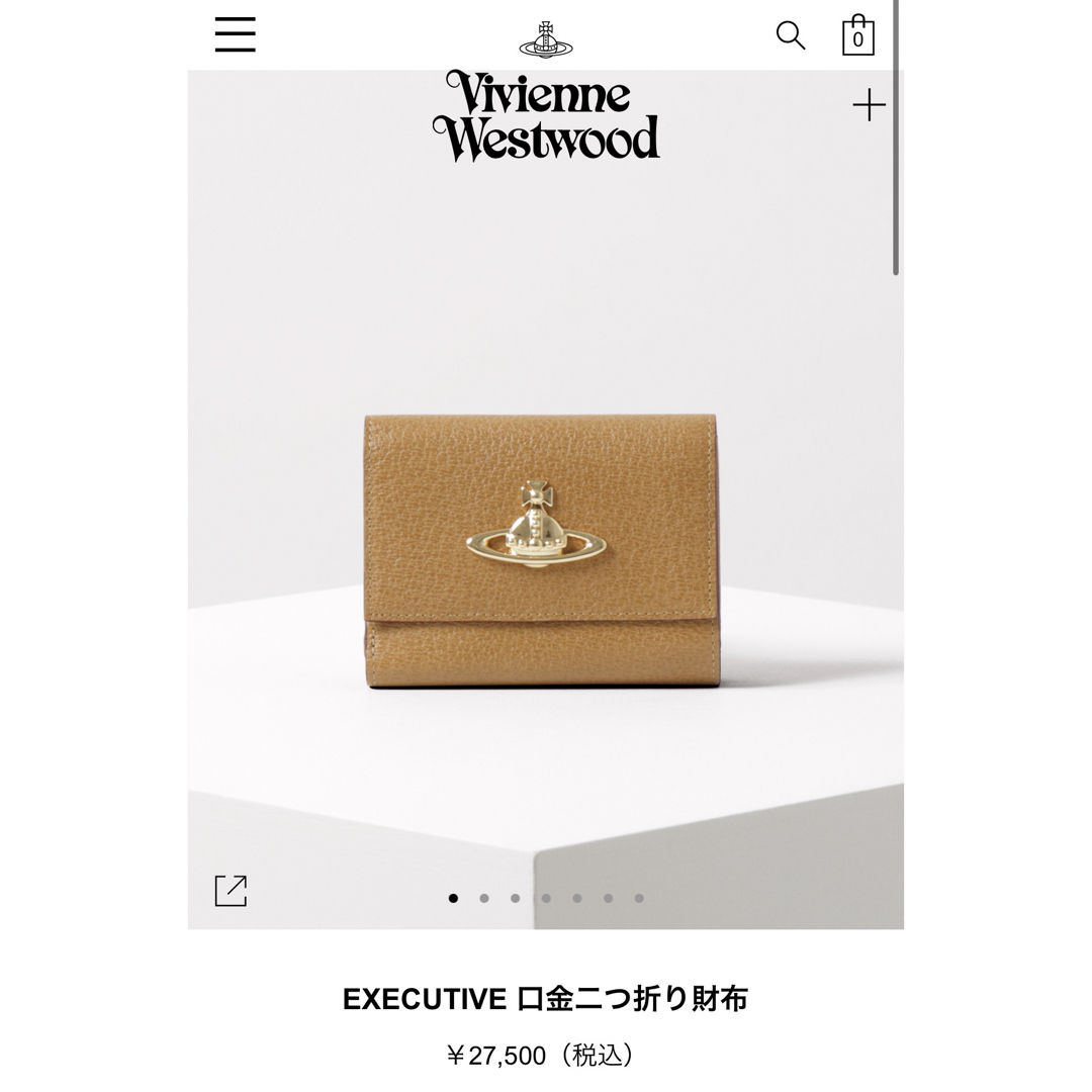 Vivienne Westwood(ヴィヴィアンウエストウッド)のヴィヴィアンウエストウッド二つ折り財布 レディースのファッション小物(財布)の商品写真