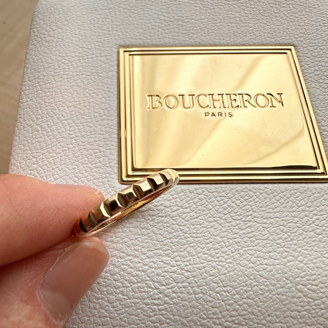 BOUCHERON(ブシュロン)のブシュロン キャトル クルドパリ リング ミディアム56 AU750 レディースのアクセサリー(リング(指輪))の商品写真